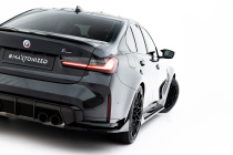 BMW M3 Sedan / Touring G80 / G81 2021- Bakre Sidoextensions V.5 Maxton Design